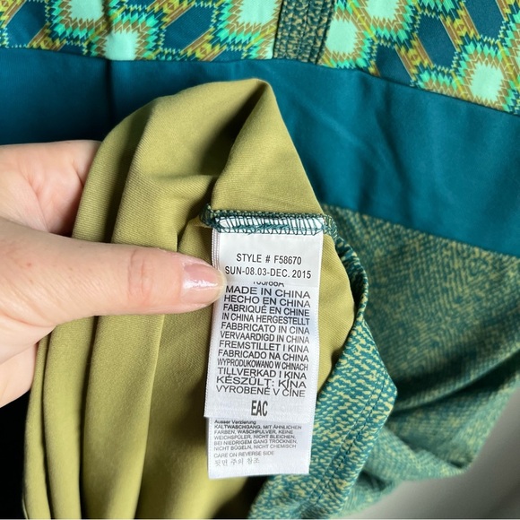 Marmot Green Mini Dress - Size Medium - Picture 9 of 16